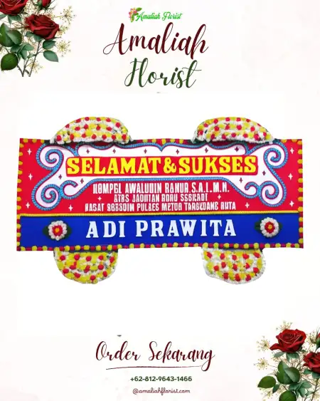 Papan Bunga Ucapan Selamat Tengah Padang